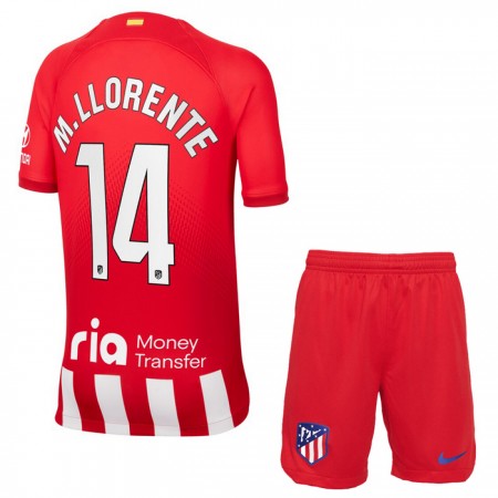 Camiseta Niño Atlético Madrid M. Llorente 14 Primera 2023-24